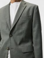 Hopper Active Hopsack Blazer Aloe Men J.Lindeberg Clothing 66XF1225 - Image 5