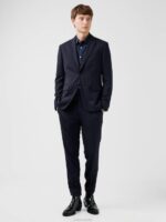 Hopper Active Hopsack Blazer Navy Men J.Lindeberg Clothing 66XF1232 - Image 3