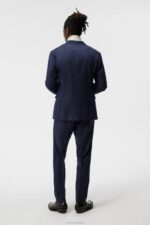 Hopper Flannel Blazer Navy Men J.Lindeberg Clothing 66XF1203