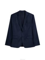 Hopper Flannel Blazer Navy Men J.Lindeberg Clothing 66XF1203 - Image 5