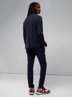 Hopper Stretch Blazer Navy Men J.Lindeberg Clothing 66XF2558 - Image 2