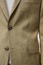 Hopper Super Linen Blazer Aloe Men J.Lindeberg Clothing 66XF1208 - Image 4