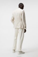 Hopper Super Linen Blazer Safari Beige Men J.Lindeberg Clothing 66XF1220 - Image 2