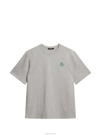 House Of Collin T-shirt Light Grey Melange Men J.Lindeberg Clothing 66XF2131
