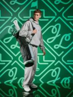 House Of Karson Hoodie Light Grey Melange Men J.Lindeberg Clothing 66XF2268 - Image 2