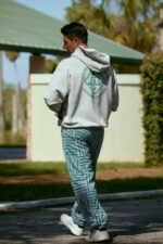 House Of Karson Hoodie Light Grey Melange Men J.Lindeberg Clothing 66XF2268 - Image 6