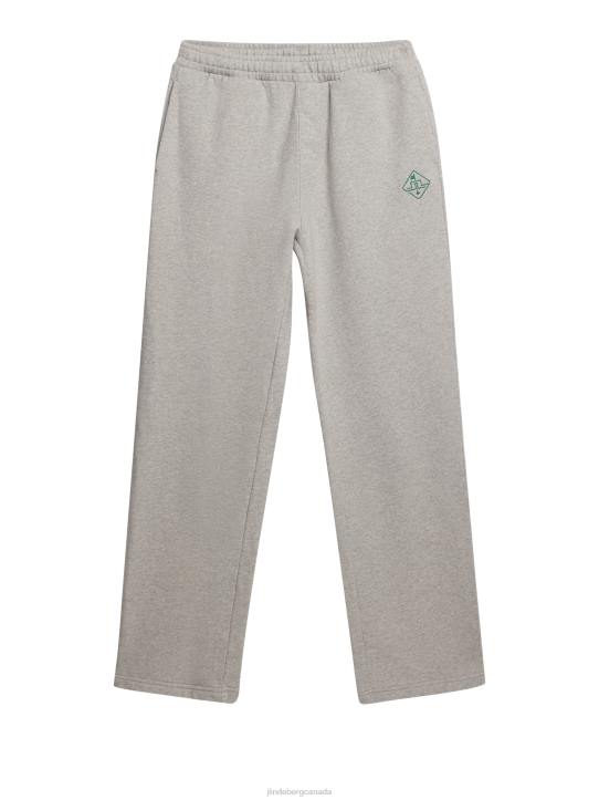 House Of Travis Sweatpants Light Grey Melange Men J.Lindeberg Clothing 66XF2267 - Image 2