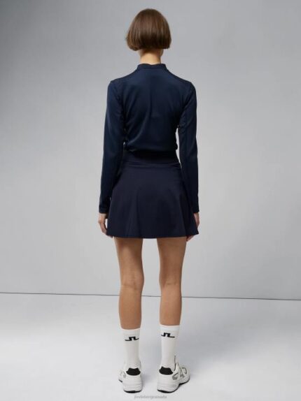 Imani Skirt Navy Women J.Lindeberg Clothing 66XF2693