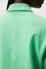 Iris Cropped Top Jade Cream Women J.Lindeberg Clothing 66XF1341 - Image 4
