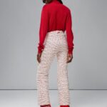 Isella Print Pant Bridge Swirl White Women J.Lindeberg Clothing 66XF2054