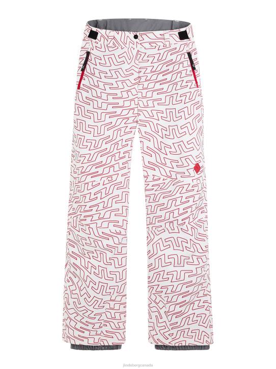 Isella Print Pant Bridge Swirl White Women J.Lindeberg Clothing 66XF2054 - Image 5
