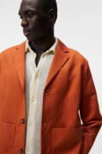 Jack Cotton Linen Blazer Minimal Men J.Lindeberg Clothing 66XF1206 - Image 3