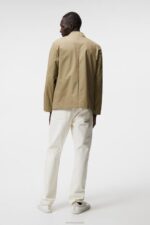 Jack Light Cotton Blazer Aloe Men J.Lindeberg Clothing 66XF1210