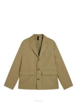Jack Light Cotton Blazer Aloe Men J.Lindeberg Clothing 66XF1210 - Image 5
