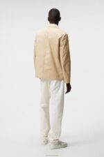 Jack Light Cotton Blazer Safari Beige Men J.Lindeberg Clothing 66XF1211