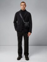 Jack Stretch Blazer Black Men J.Lindeberg Clothing 66XF2553 - Image 2