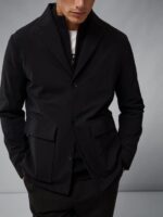 Jack Stretch Blazer Black Men J.Lindeberg Clothing 66XF2553 - Image 4
