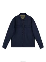 Jackson Tencel Linen Jacket Navy Men J.Lindeberg Clothing 66XF1209 - Image 5