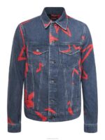 Jad Printed Stars Jacket Navy Men J.Lindeberg Clothing 66XF2402 - Image 4
