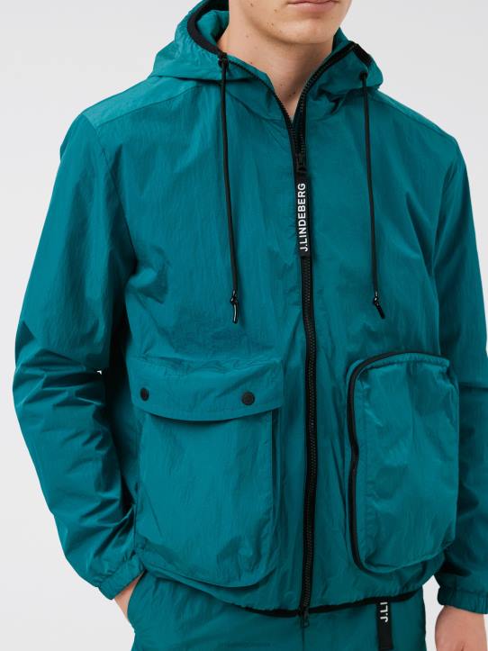 Jamis Crinkle Packable Jacket Deep Lake Men J.Lindeberg Clothing 66XF2454 - Image 3