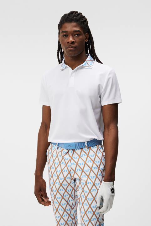 jan_polo_white_men_j_lindeberg_clothing_66xf43.jpg Jan Polo White Men J.Lindeberg Clothing 66XF43 - Image 1