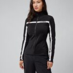 Janice Mid Layer Black Women J.Lindeberg Clothing 66XF1909