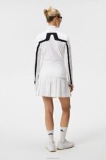 Janice Mid Layer White Women J.Lindeberg Clothing 66XF1908 - Image 2
