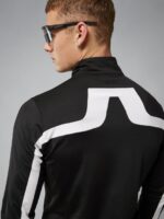 Jarvis Mid Layer Black Men J.Lindeberg Clothing 66XF672 - Image 3