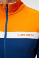 Jarvis Mid Layer Estate Blue Men J.Lindeberg Clothing 66XF517 - Image 4