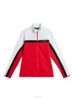 Jarvis Mid Layer Fiery Red Men J.Lindeberg Clothing 66XF519 - Image 5