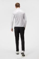 Jarvis Mid Layer Light Grey Melange Men J.Lindeberg Clothing 66XF620 - Image 2