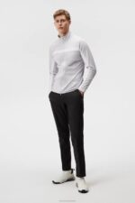 Jarvis Mid Layer Light Grey Melange Men J.Lindeberg Clothing 66XF620 - Image 3