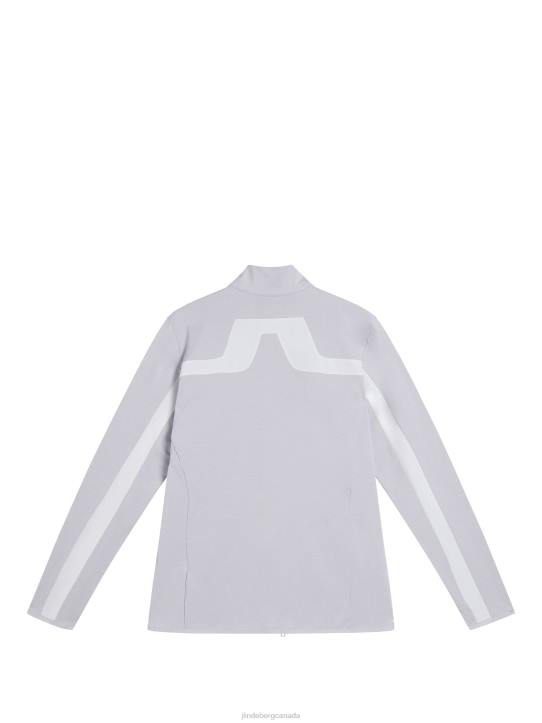 Jarvis Mid Layer Light Grey Melange Men J.Lindeberg Clothing 66XF620 - Image 7