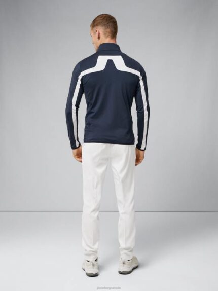 Jarvis Mid Layer Navy Men J.Lindeberg Clothing 66XF670