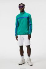 Jarvis Mid Layer Proud Peacock Men J.Lindeberg Clothing 66XF520 - Image 3