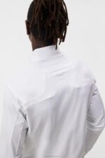 Jarvis Mid Layer White Men J.Lindeberg Clothing 66XF518 - Image 3