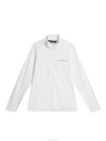 Jarvis Mid Layer White Men J.Lindeberg Clothing 66XF518 - Image 5