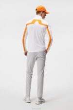 Jarvis Mid Layer White Men J.Lindeberg Clothing 66XF617 - Image 2
