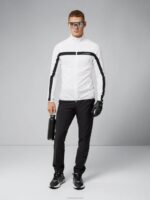 Jarvis Mid Layer White Men J.Lindeberg Clothing 66XF671 - Image 2
