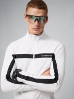 Jarvis Mid Layer White Men J.Lindeberg Clothing 66XF671 - Image 3