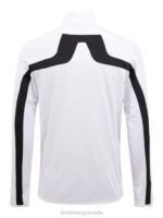 Jarvis Mid Layer White Men J.Lindeberg Clothing 66XF671 - Image 5