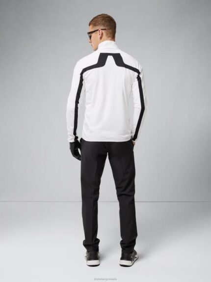 Jarvis Mid Layer White Men J.Lindeberg Clothing 66XF671