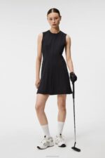 Jasmin Dress Black Women J.Lindeberg Clothing 66XF1589 - Image 2