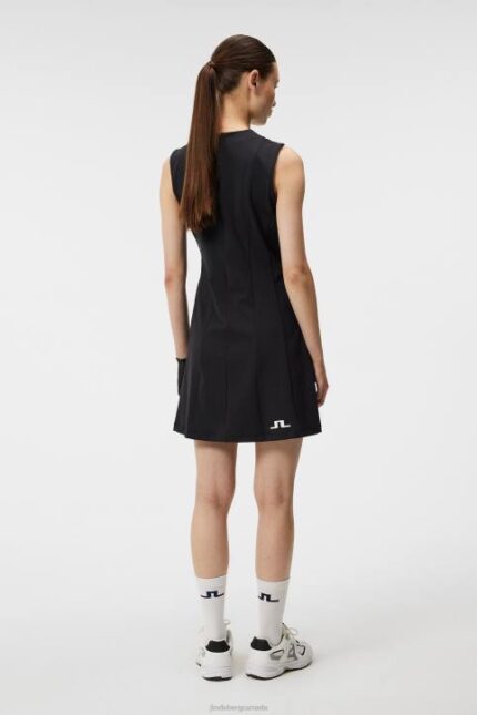 Jasmin Dress Black Women J.Lindeberg Clothing 66XF1589
