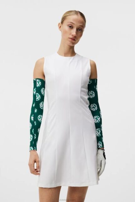 Jasmin Dress White Women J.Lindeberg Clothing 66XF1633