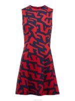 Jasmin Print Dress Bridge Swirl Red Women J.Lindeberg Clothing 66XF2658 - Image 4