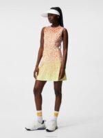 Jasmin Print Dress Leo Reflect Sunset Women J.Lindeberg Clothing 66XF1647 - Image 2