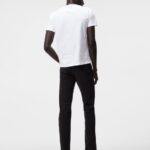 Jay Solid Stretch Jeans Black Men J.Lindeberg Clothing 66XF2584