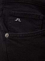 Jay Solid Stretch Jeans Black Men J.Lindeberg Clothing 66XF2584 - Image 4