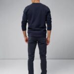 Jay Solid Stretch Jeans Navy Men J.Lindeberg Clothing 66XF2582